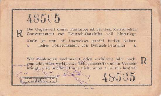 1 Rupie 1915 R Drewsen
